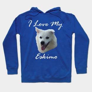 I love my Eskimo (American Eskimo Dog - Spitz) Hoodie